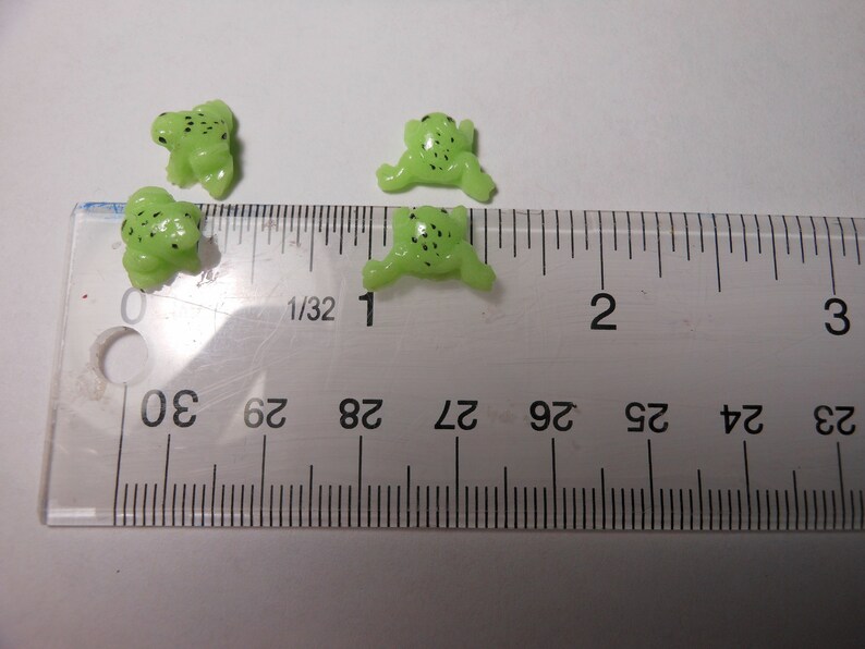 Glow in the Dark Frogsmini Frogsset of 4 Made to Order Etsy