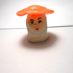 Mushroom Lady-OOAK-Polymer Clay Mushroom Creation
