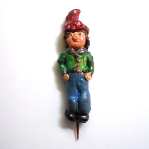Gnome-OOAK-Polymer Clay Gnome-Fairy Garden/Terrarium Gnome