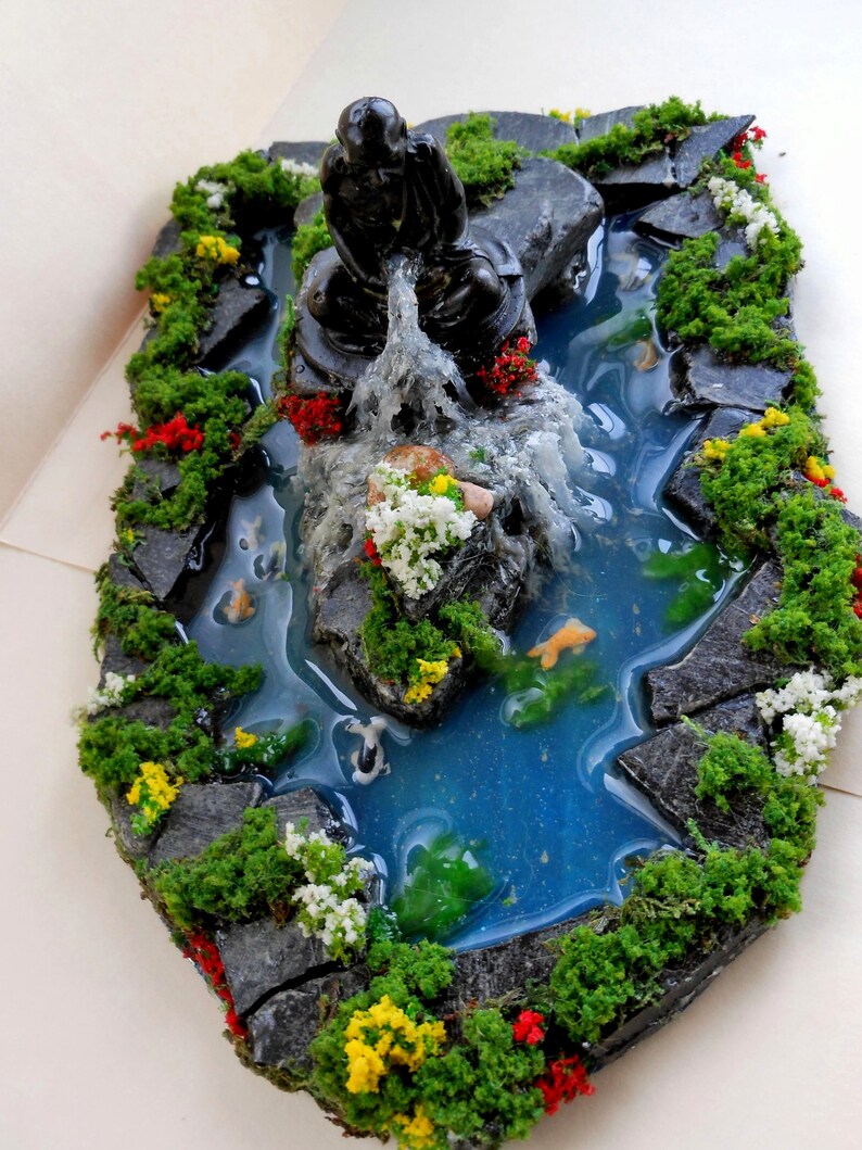 Buddha PondOOAKFairy Garden PondKoi FishThe Water of