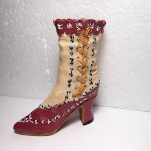 Antique Western Ceramic Boot-Figurine-1940&#39;s