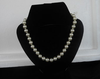 Pearl Necklace - 35" Faux-Wedding Day