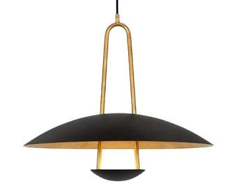 Handmade Scandinavian Pendant Light - Brass Hanging Lamp