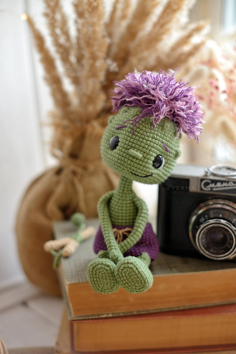 Tommy the Thistle Crochet Pattern PDF | Cute Amigurumi Plant Doll | Whimsical Fantasy Toy Tutorial image 10