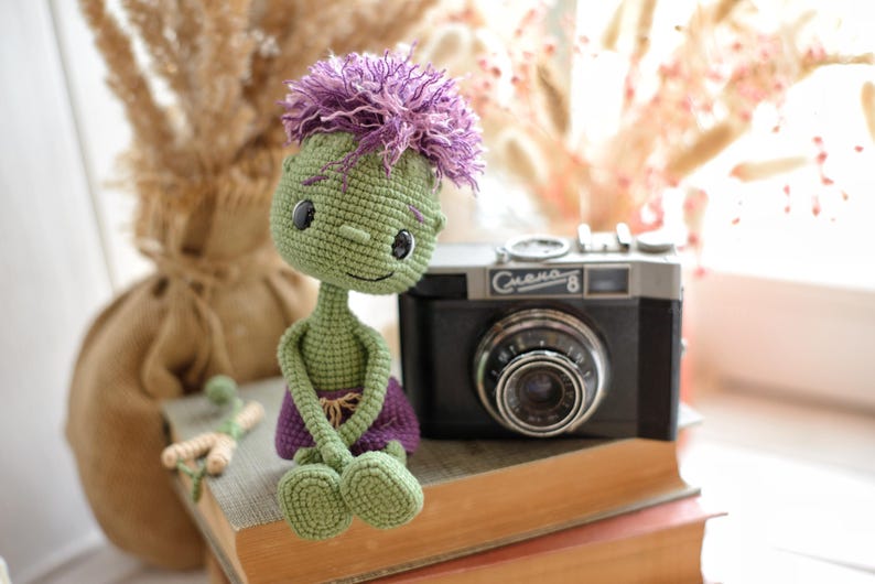 Tommy the Thistle Crochet Pattern PDF | Cute Amigurumi Plant Doll | Whimsical Fantasy Toy Tutorial image 8