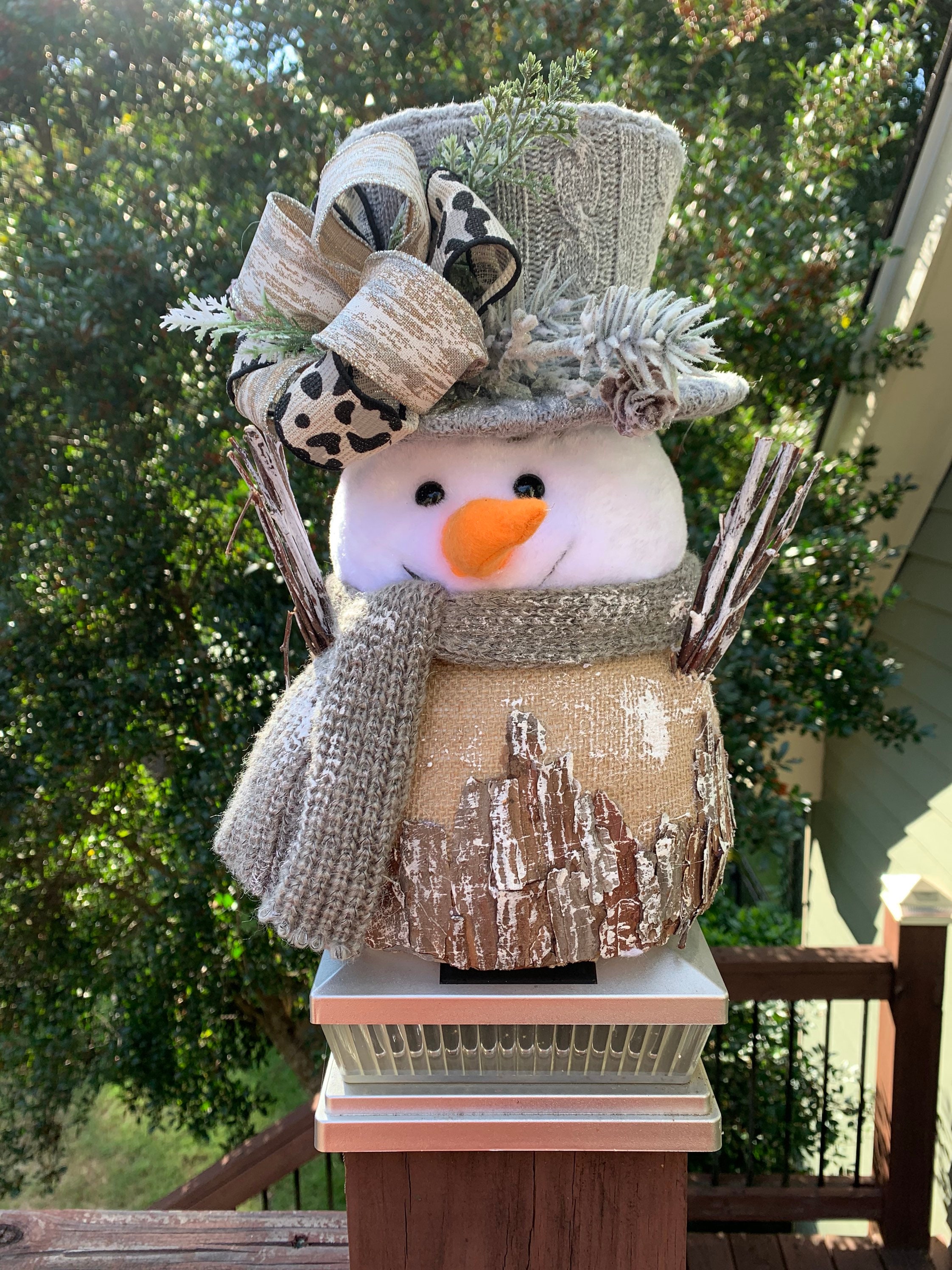 SNOWMAN Tree Topper