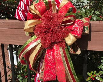 Candy cane door hanger