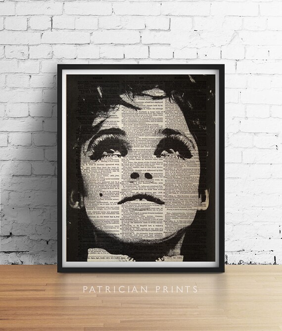 Black and White Print//Poster Edie Sedgwick