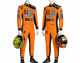 Op maat gemaakt F1-racepak: McLaren-geïnspireerd kartpak voor kinderen en volwassenen