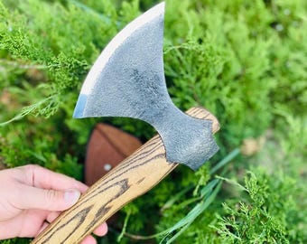 Handmade Forged Ax | Brodex, Ash Wood Handle