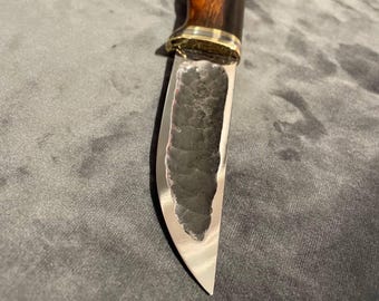 Hand Forged Yakut Knife: Ironwood Handle, 95x18 Steel