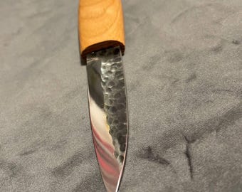 Hand-Forged Sloyd Wood Carving Knife: Razor-Sharp Bowl Spoon Tool