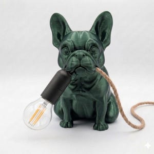 Frenchie Glow Lamp: Den 3D-utskrivna designikonen