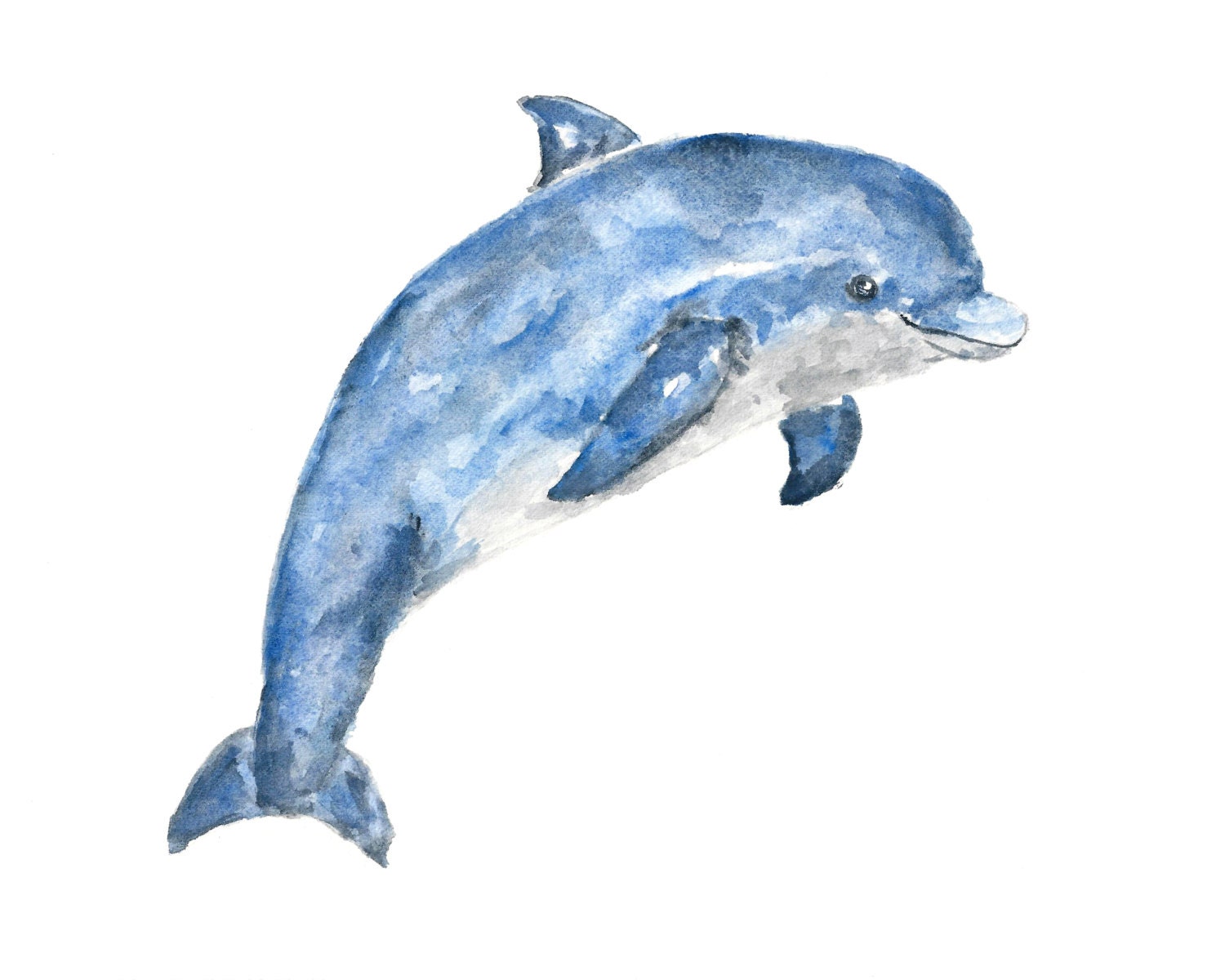 Animal Art Watercolor Animals Watercolor Dolphin Beach - Etsy Animal Art Watercolor Animals Watercolor Dolphin Beach - Etsy