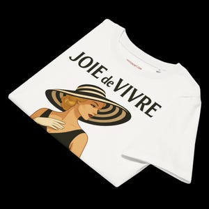 The JOIE DE VIVRE Blonde Women's Graphic T-Shirt Original Design