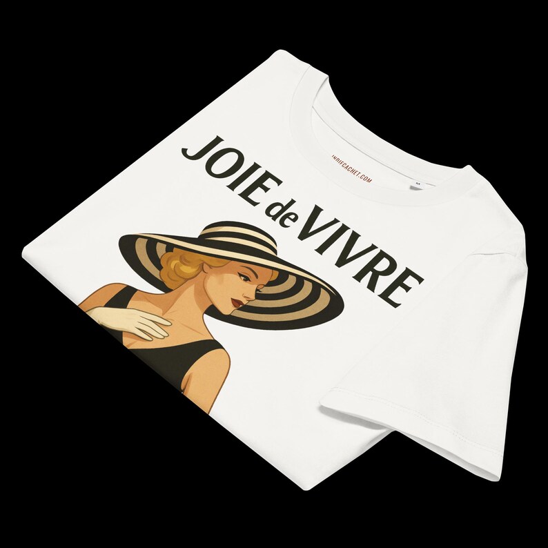 The JOIE DE VIVRE Blonde Women's Graphic T-Shirt Original Design