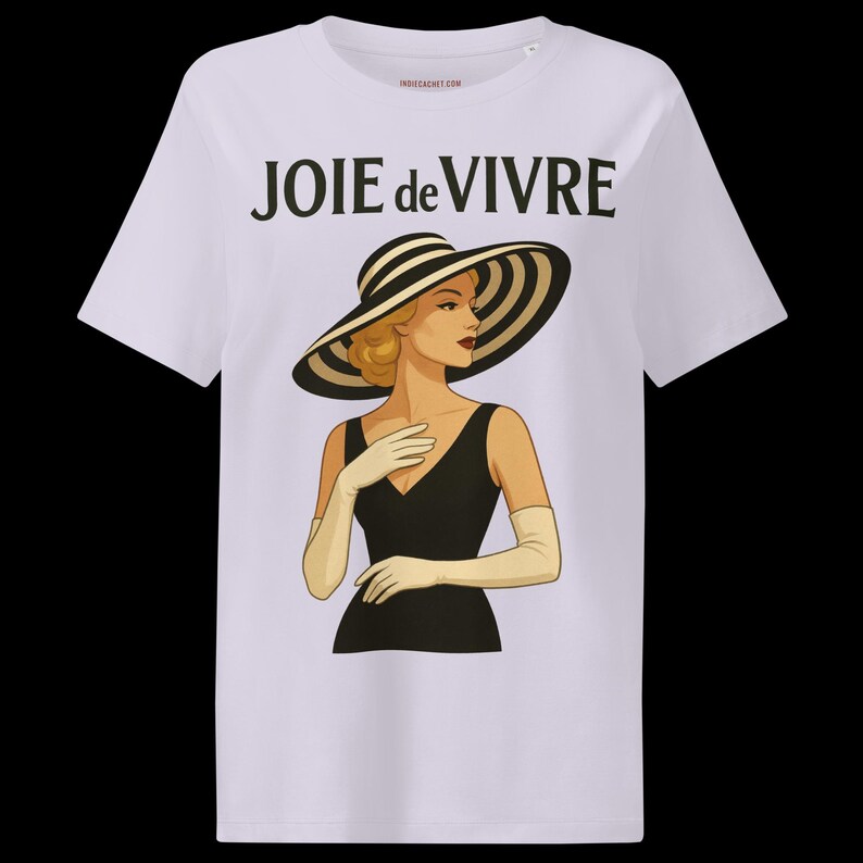 The JOIE DE VIVRE Blonde Women's Graphic T-Shirt Original Design