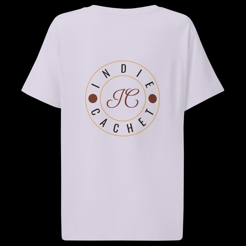 The 'JOIE DE VIVRE' Brunette Women's Graphic T-Shirt Original Design