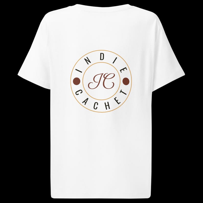 The 'JOIE DE VIVRE' Brunette Women's Graphic T-Shirt Original Design