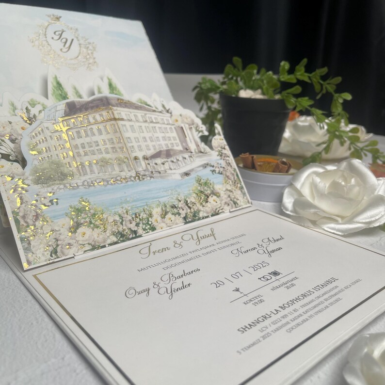 Ultra Luxury Wedding Invitation, Personalized Wedding Invitation ...