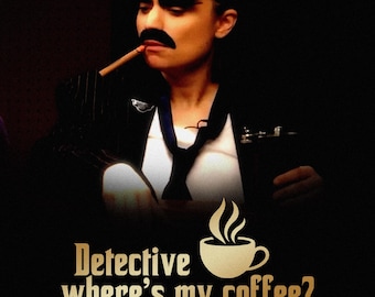 Detective Where's My Coffee Angela Smosh Poster