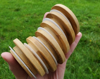 Set of 6 la fermiere / Oui lids.