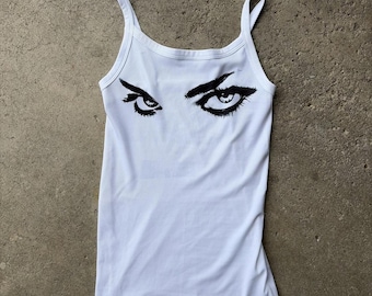 Grunge eye tanktop