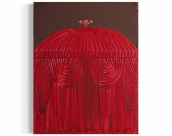 Lady Gaga Inspired Painting, Pop Art Canvas, Concert Outfit Artwork, Celebrity Wall Art