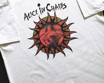 Camiseta Dirt Sun, camiseta de culto de los 90, grunge rock, Alice in Chains