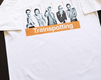 Camiseta Póster de película de culto de los 90 Trainspotting Película Cine