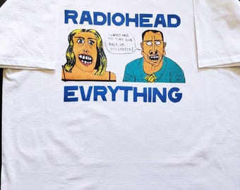 Camiseta de Junk Food Promo Kid, álbum de culto, radiohead de los años 2000, rock electrónico, grunge alternativo.
