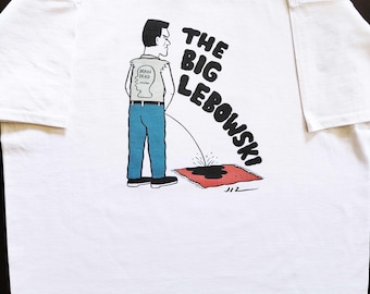 Camiseta Película culto 90's cerebro muerto alfombra de trapo el gran lebowski Cine Cine el gran lebowski