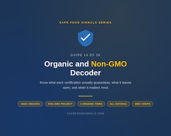 Biologische en niet-ggo-labeldecoder: wat biologische en niet-ggo-certificeringen eigenlijk betekenen (pdf-bestand)