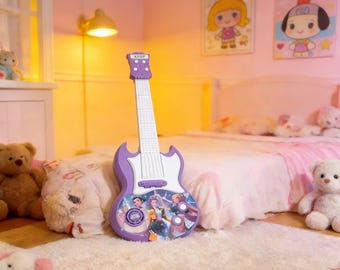 Witch Hunt Troupe K-Pop Toy Guitar, Electronic Musical Play Toy with Sound Effects