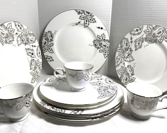 Lenox Floral Waltz Dinnerware – Dinner Plate, Accent Luncheon Plate, Cups – Sold Separately Replacement China