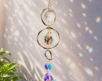 Acchiappasole personalizzato con foto del tuo animale domestico e ciondolo ricordo, regalo commemorativo personalizzato per animali domestici, regalo per la perdita di cani e gatti, Ponte dell'Arcobaleno, decorazione in ricordo degli animali domestici