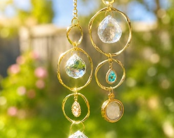 Acchiappasole commemorativo per animali domestici, ricordo per peli di cane e gatto, ciondolo da appendere alla finestra con arcobaleno di cristallo, non ti scordar di me