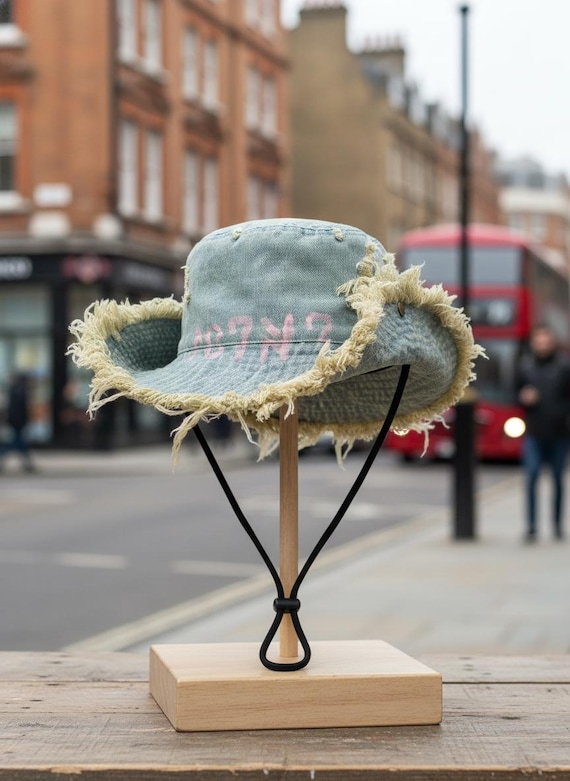 Vintage Cowboy Hiking Hat for Women Upturned Brim Sun Hat  display picture 1