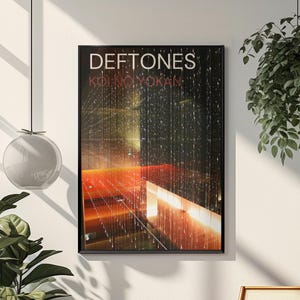 Deftones Koi No Yokan Poster, Alternative Metal Album Cover Print, Moody Aesthetic Band Wall Art, Modern Music Room Decor, Deftones Fan Gift