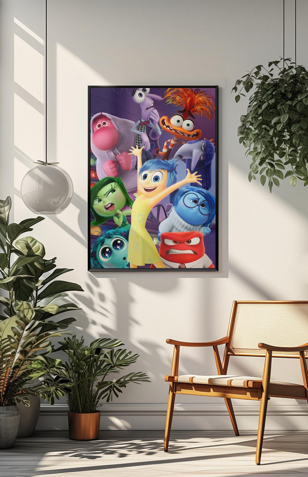 Inside Out 2 Poster | Disney Pixar Movie Wall Art | Anxiety, Joy ...