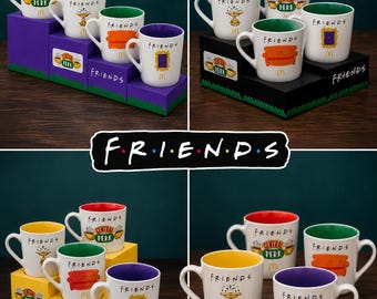 Supporto per tazze Friends / Central Perk – Organizzatore stampato in 3D per 4 tazze, decorazione da cucina