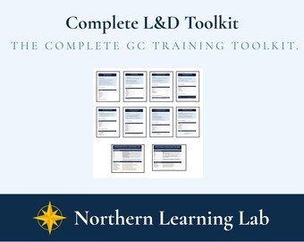 Complete L&D Toolkit | 10 Template Bundle | Learning and Development | Canadian Federal Public Service | Word and Excel