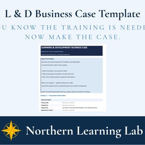 Sjabloon businesscase L en D | Voorstel voor leerinitiatief | L- en D-sjabloon | Canadese federale overheidsdienst | Word-document