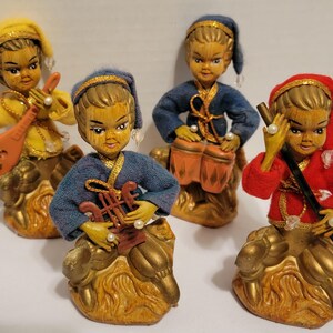 Vintage Tilso 1960s Musical Pixies