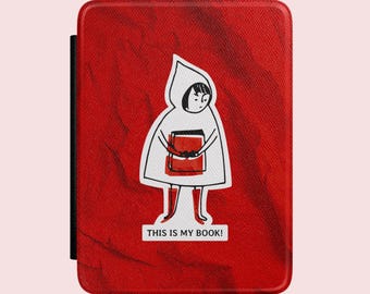 Red Little Reader Kindle Case – Protective PU Leather Cover 7” Paperwhite