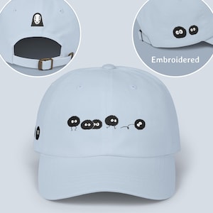Studio Ghibli Embroidered Hat - No-Face & Susuwatari (Soot Sprites) immagine 1