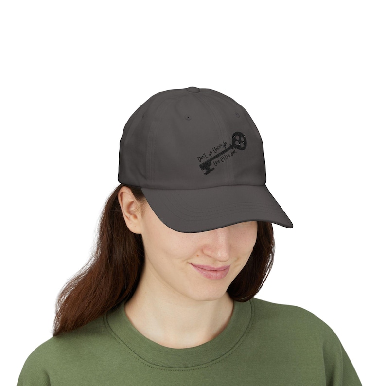 Coraline Little Door Key Embroidered Hat | Button Moon Cap image 17