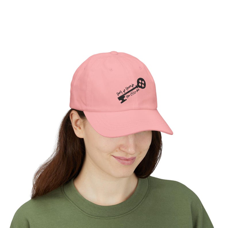 Coraline Little Door Key Embroidered Hat | Button Moon Cap image 11