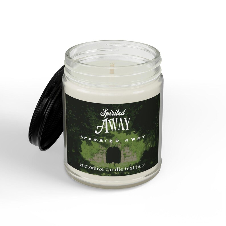 Custom "Spirited Away" Studio Ghibli Inspired Forest Scented Candle (4oz & 9oz) image 5