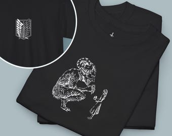 Attack On Titan Scout Regiment Sketch Tee | AOT Anime Shirt
